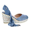 Alpargatas Alma en Pena zapatos Mujer modelo V22BL1010 Azul 