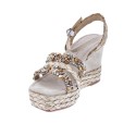 Sandalias Alma en Pena zapatos Mujer modelo V22282 Beige 