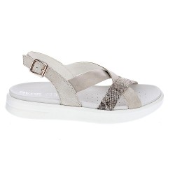 Sandalias Geox zapatos Mujer modelo Xand Gris  2