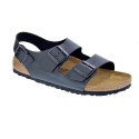 Sandalias Birkenstock zapatos Hombre modelo Milano Bs Negro 