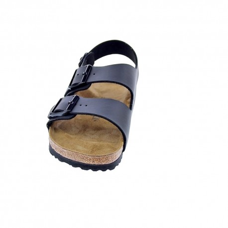 Sandalias Birkenstock zapatos Hombre modelo Milano Bs Negro 