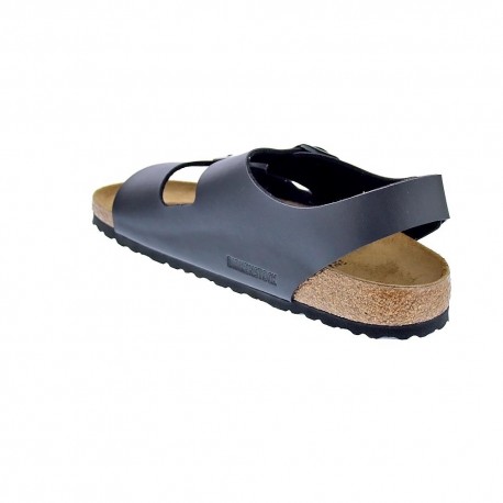 Sandalias Birkenstock zapatos Hombre modelo Milano Bs Negro 