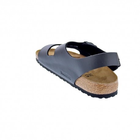 Sandalias Birkenstock zapatos Hombre modelo Milano Bs Negro 