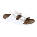 Chanclas Birkenstock zapatos Mujer modelo Arizona Bf Blanco 