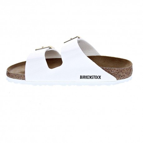Chanclas Birkenstock zapatos Mujer modelo Arizona Bf Blanco 