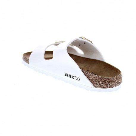 Chanclas Birkenstock zapatos Mujer modelo Arizona Bf Blanco 