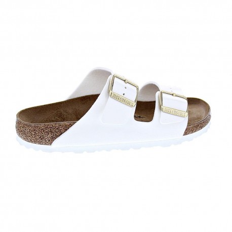 Chanclas Birkenstock zapatos Mujer modelo Arizona Bf Blanco 
