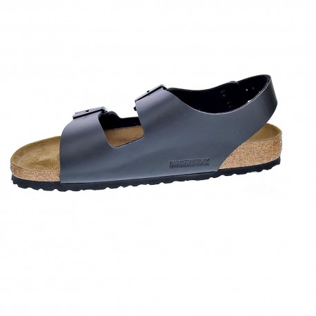 Sandalias Birkenstock zapatos Hombre modelo Milano Bs Negro 