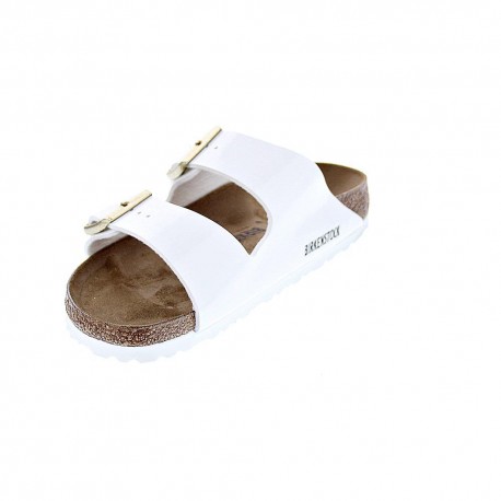 Chanclas Birkenstock zapatos Mujer modelo Arizona Bf Blanco 