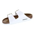 Chanclas Birkenstock zapatos Mujer modelo Arizona Bf Blanco 