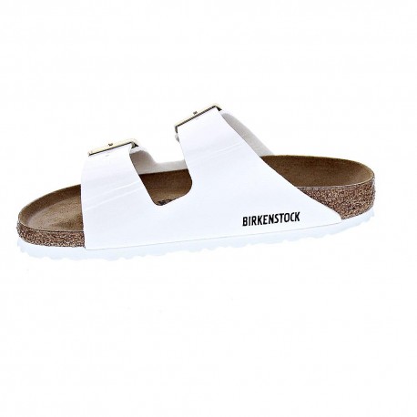 Chanclas Birkenstock zapatos Mujer modelo Arizona Bf Blanco 