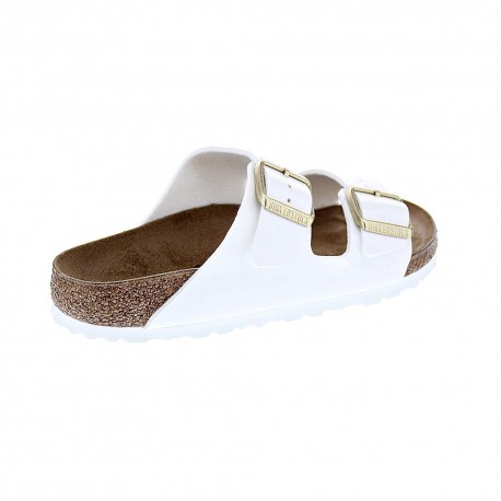 Chanclas Birkenstock zapatos Mujer modelo Arizona Bf Blanco 
