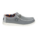 Mocasines Hey Dude zapatos Hombre modelo Wally Sox Gris 