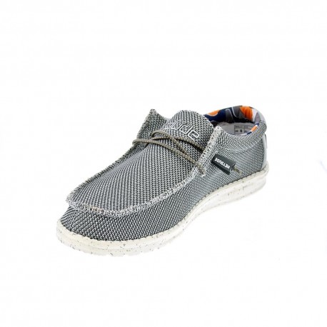 Mocasines Hey Dude zapatos Hombre modelo Wally Sox Gris 