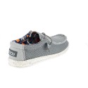 Mocasines Hey Dude zapatos Hombre modelo Wally Sox Gris 