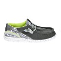 Mocasines Hey Dude zapatos Hombre modelo Wally Hawk Gris 