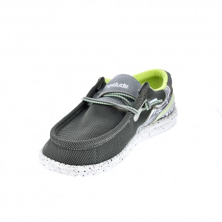 Mocasines Hey Dude zapatos Hombre modelo Wally Hawk Gris 