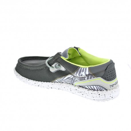 Mocasines Hey Dude zapatos Hombre modelo Wally Hawk Gris 