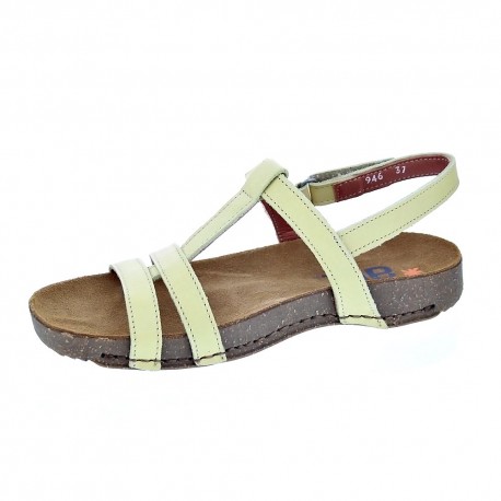 Sandalias Art Company zapatos Mujer modelo Grass Waxed Beige 