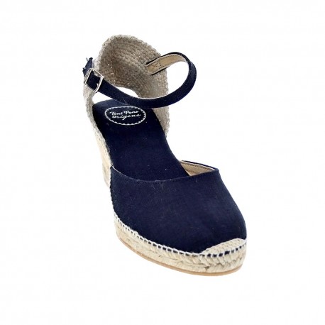 Alpargatas Toni Pons zapatos Mujer modelo Caldes Negro 