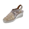Alpargatas Toni Pons zapatos Mujer modelo Terra Beige 
