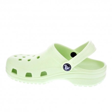 Sandalias Crocs zapatos Niño modelo Classic Clog Verde 