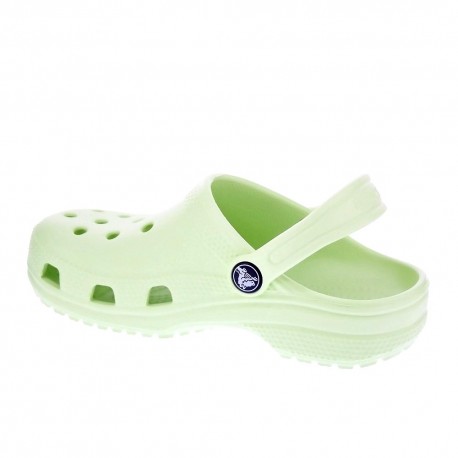 Sandalias Crocs zapatos Niño modelo Classic Clog Verde 