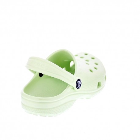 Sandalias Crocs zapatos Niño modelo Classic Clog Verde 