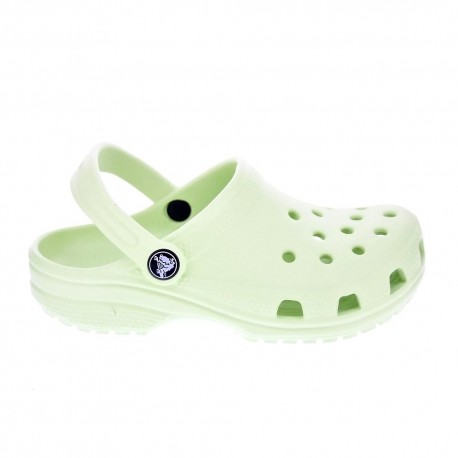 Sandalias Crocs zapatos Niño modelo Classic Clog Verde 