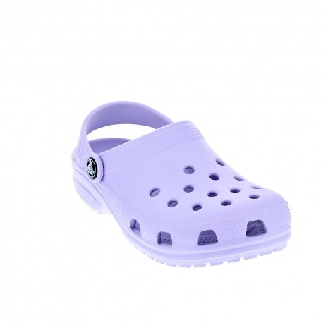 Sandalias Crocs zapatos Niño modelo Classic Clog Violeta 