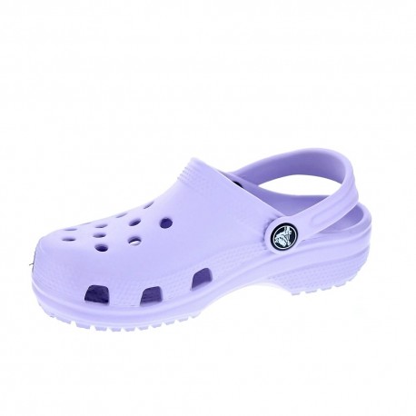 Sandalias Crocs zapatos Niño modelo Classic Clog Violeta 