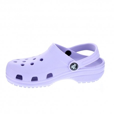 Sandalias Crocs zapatos Niño modelo Classic Clog Violeta 