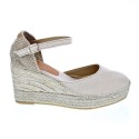 Alpargatas Toni Pons zapatos Mujer modelo Laia Beige Hebillas