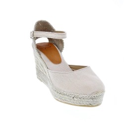 Alpargatas Toni Pons zapatos Mujer modelo Laia Beige Hebillas 2
