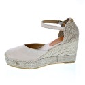 Alpargatas Toni Pons zapatos Mujer modelo Laia Beige Hebillas
