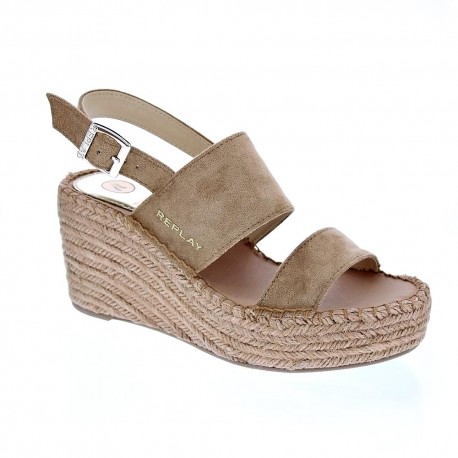 Sandalias Replay zapatos Mujer modelo Susan Micro Marrón 