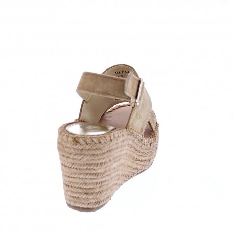 Sandalias Replay zapatos Mujer modelo Susan Micro Marrón 
