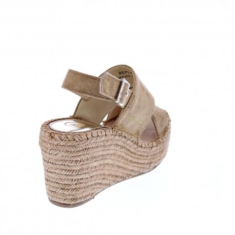 Sandalias Replay zapatos Mujer modelo Susan Micro Marrón 