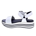Sandalias Geox zapatos Mujer modelo Sandal Kency Blanco 
