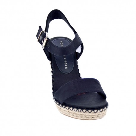Sandalias Tommy Hilfiger zapatos Mujer modelo Shiny Touches Negro 