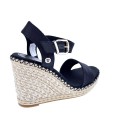 Sandalias Tommy Hilfiger zapatos Mujer modelo Shiny Touches Negro 
