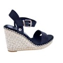 Sandalias Tommy Hilfiger zapatos Mujer modelo Shiny Touches Negro 