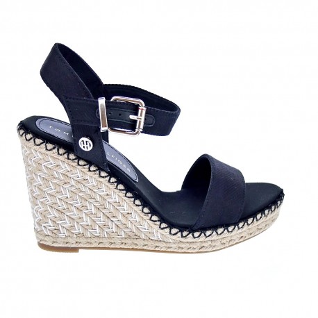 Sandalias Tommy Hilfiger zapatos Mujer modelo Shiny Touches Negro 