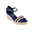 Sandalias Tommy Hilfiger zapatos Mujer modelo Corporate Webbing Azul 