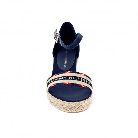 Sandalias Tommy Hilfiger zapatos Mujer modelo Corporate Webbing Azul 