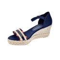 Sandalias Tommy Hilfiger zapatos Mujer modelo Corporate Webbing Azul 