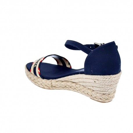 Sandalias Tommy Hilfiger zapatos Mujer modelo Corporate Webbing Azul 