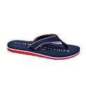 Chanclas Tommy Hilfiger zapatos Mujer modelo Th Hardware Azul 