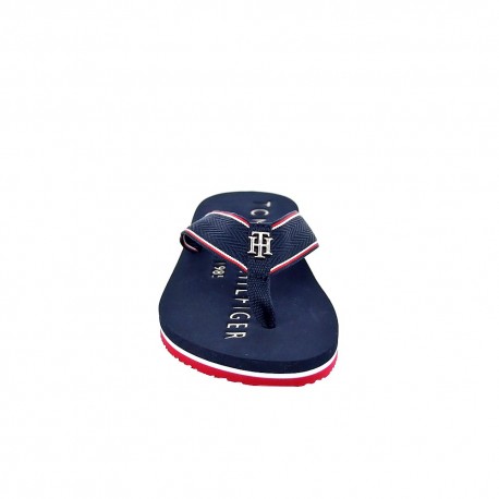 Chanclas Tommy Hilfiger zapatos Mujer modelo Th Hardware Azul 