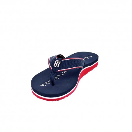 Chanclas Tommy Hilfiger zapatos Mujer modelo Th Hardware Azul 